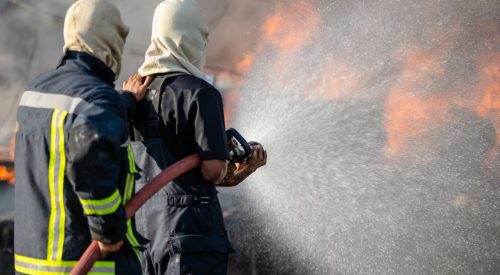 Fire fighting course